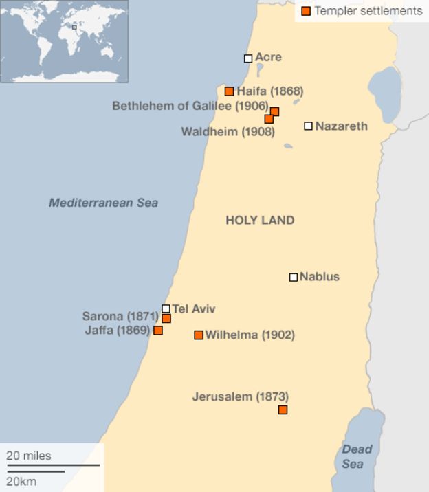 Templer settlements